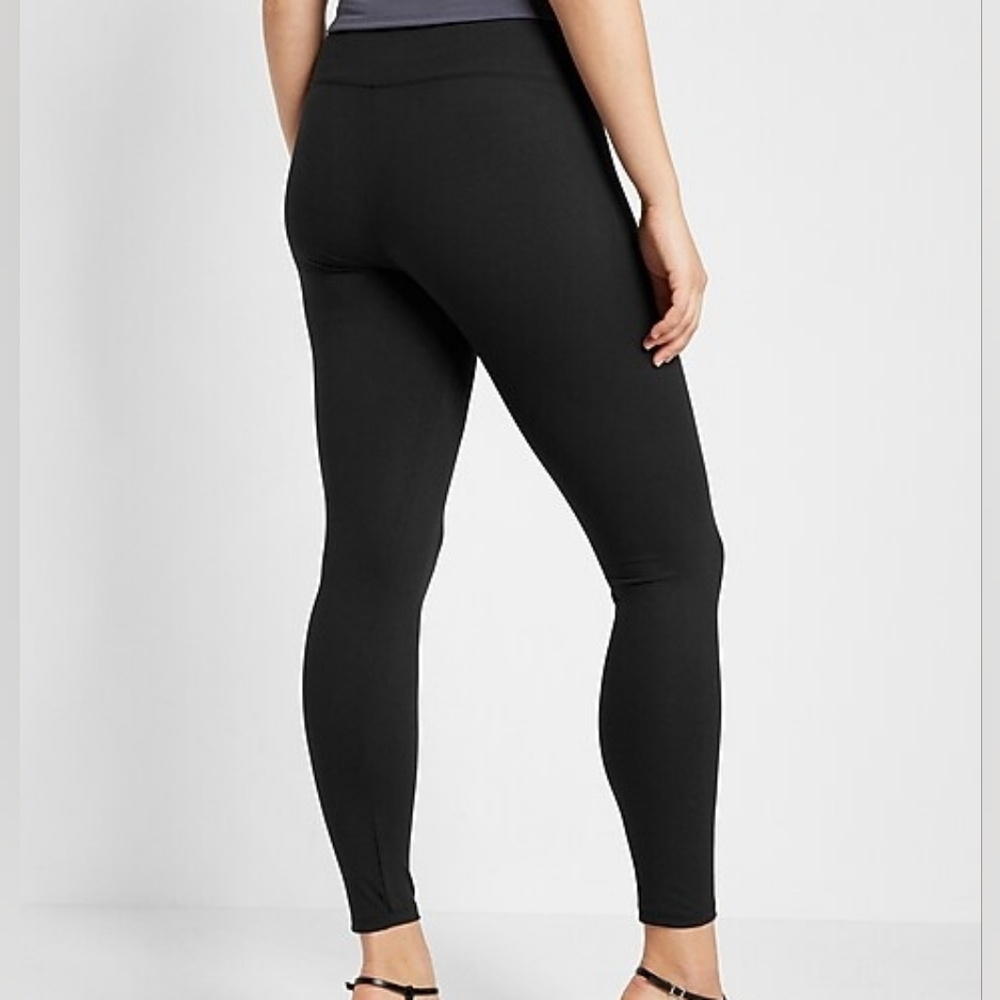 Express Super High Waisted Body Contour Leggings size medium - Picture 2 of 7